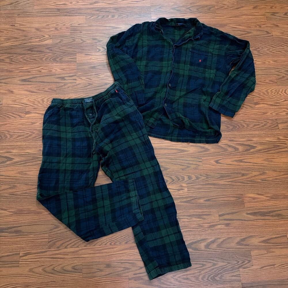 Polo Ralph Lauren Plaid Pajama Set (preloved)